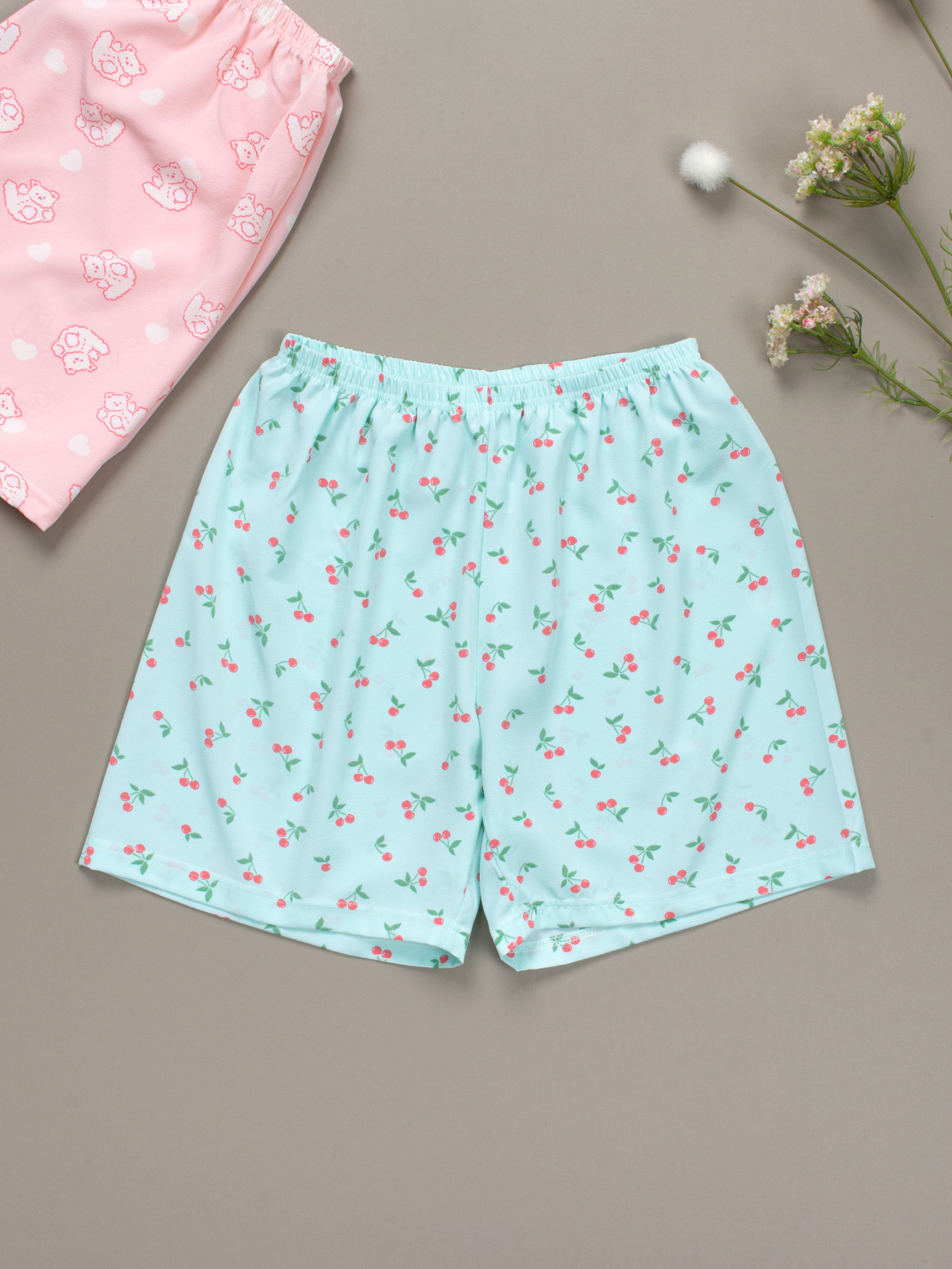 DAISO Summer pattern pajama bottoms (M)