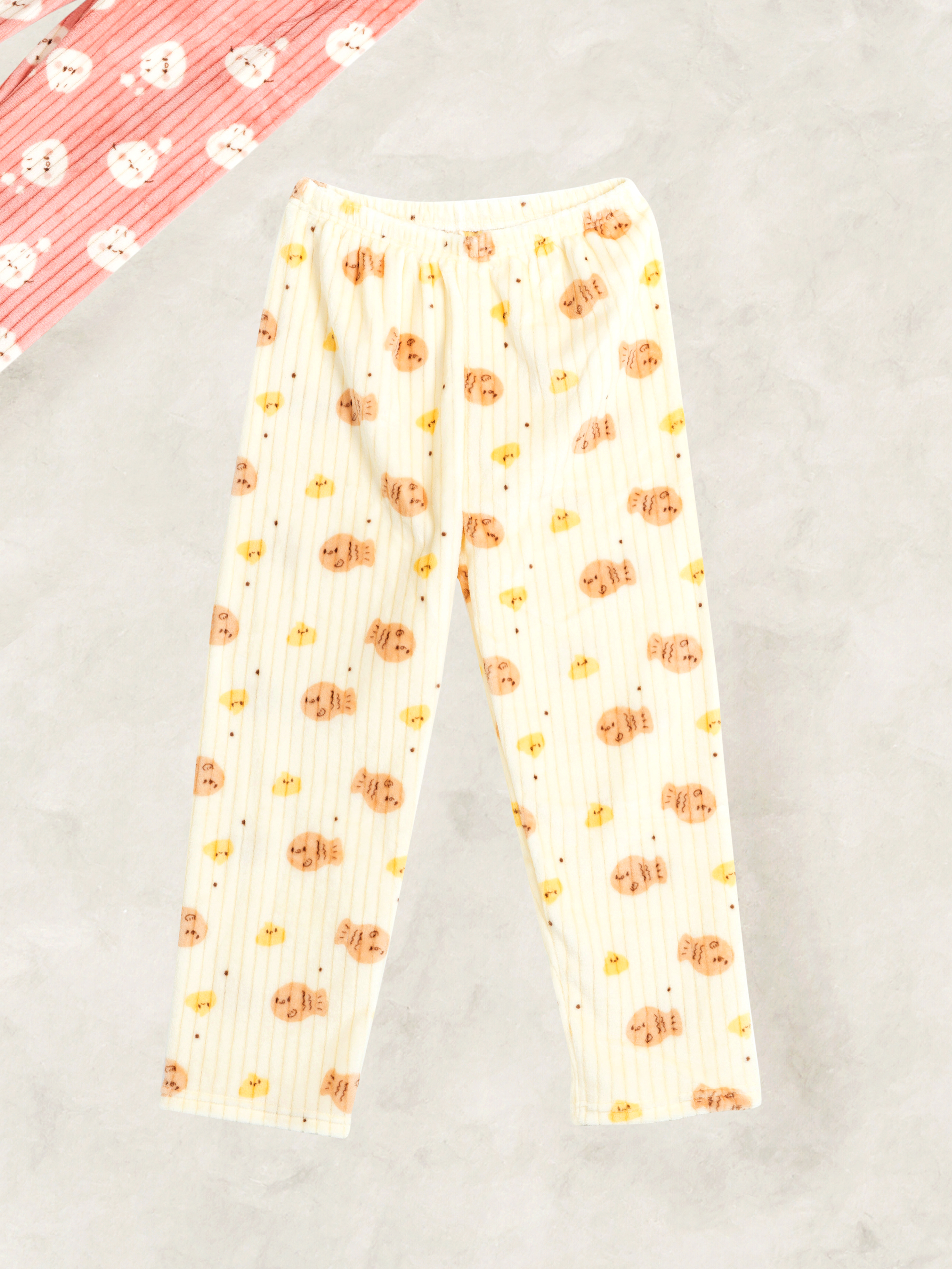 DAISO Bone Pattern Pajama Bottoms (M)