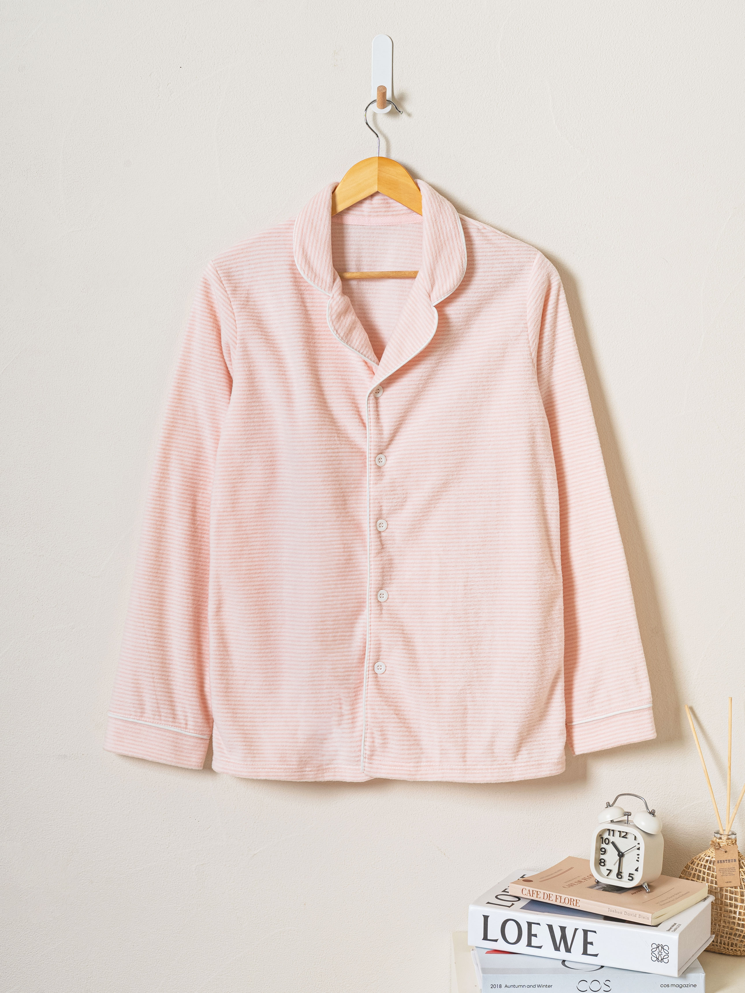 DAISO Bodul Pajama Long Sleeve Top (M/Pink)