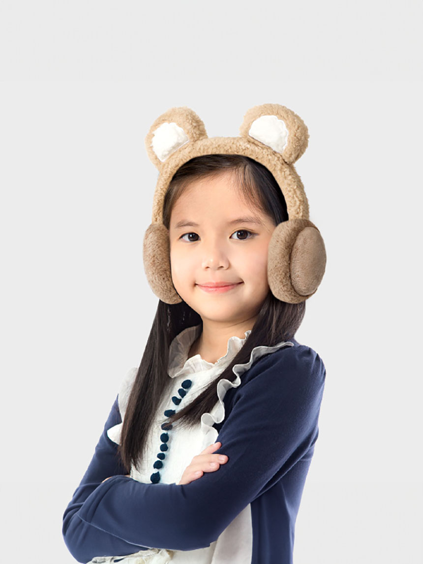 DAISO Fluffy animal earmuffs