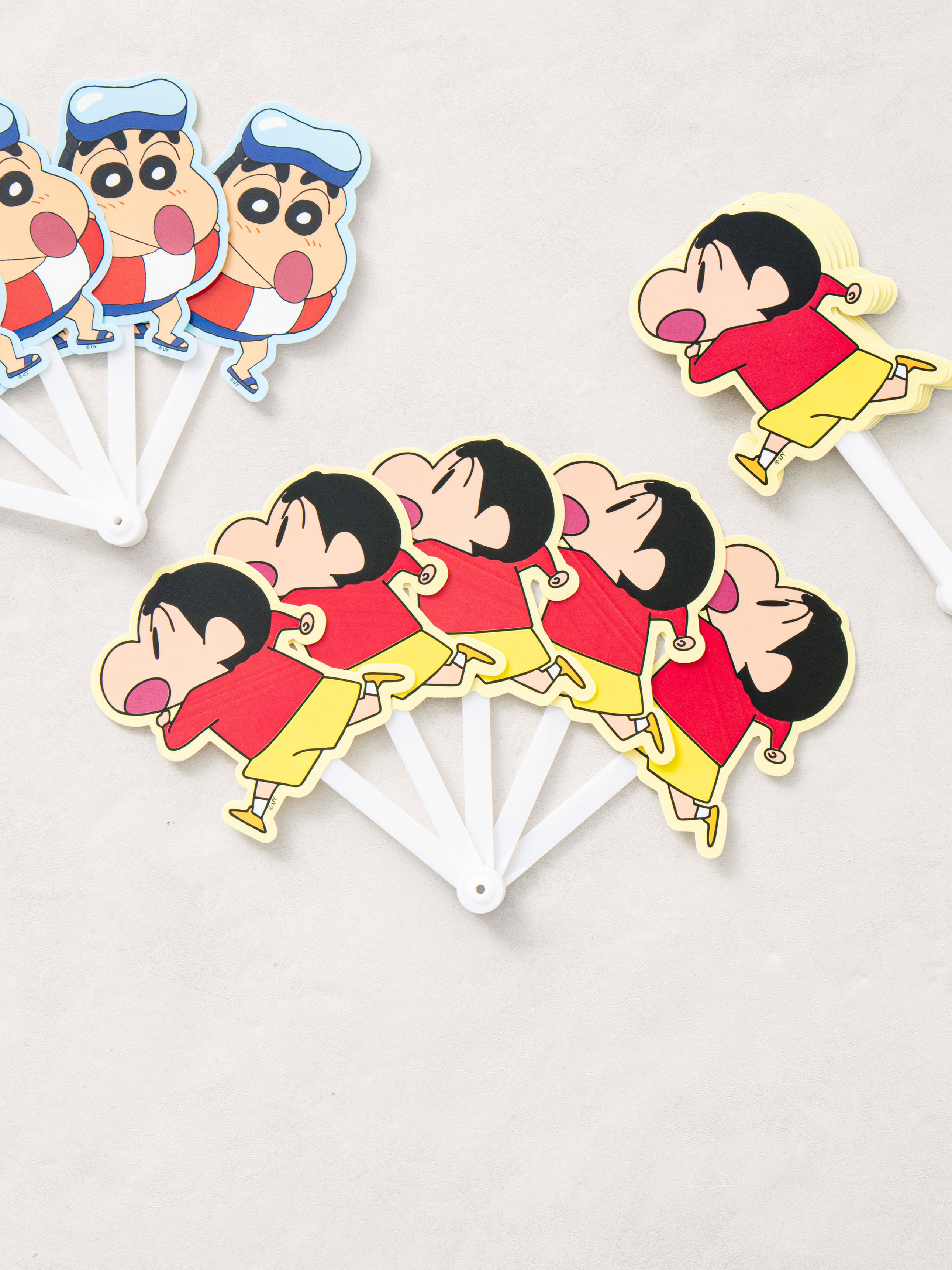 DAISO Crayon Shin-chan_Foldable fan