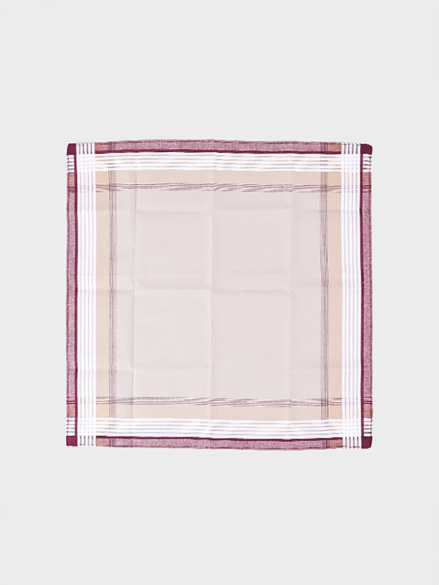 DAISO Striped men's handkerchief (42*42cm)