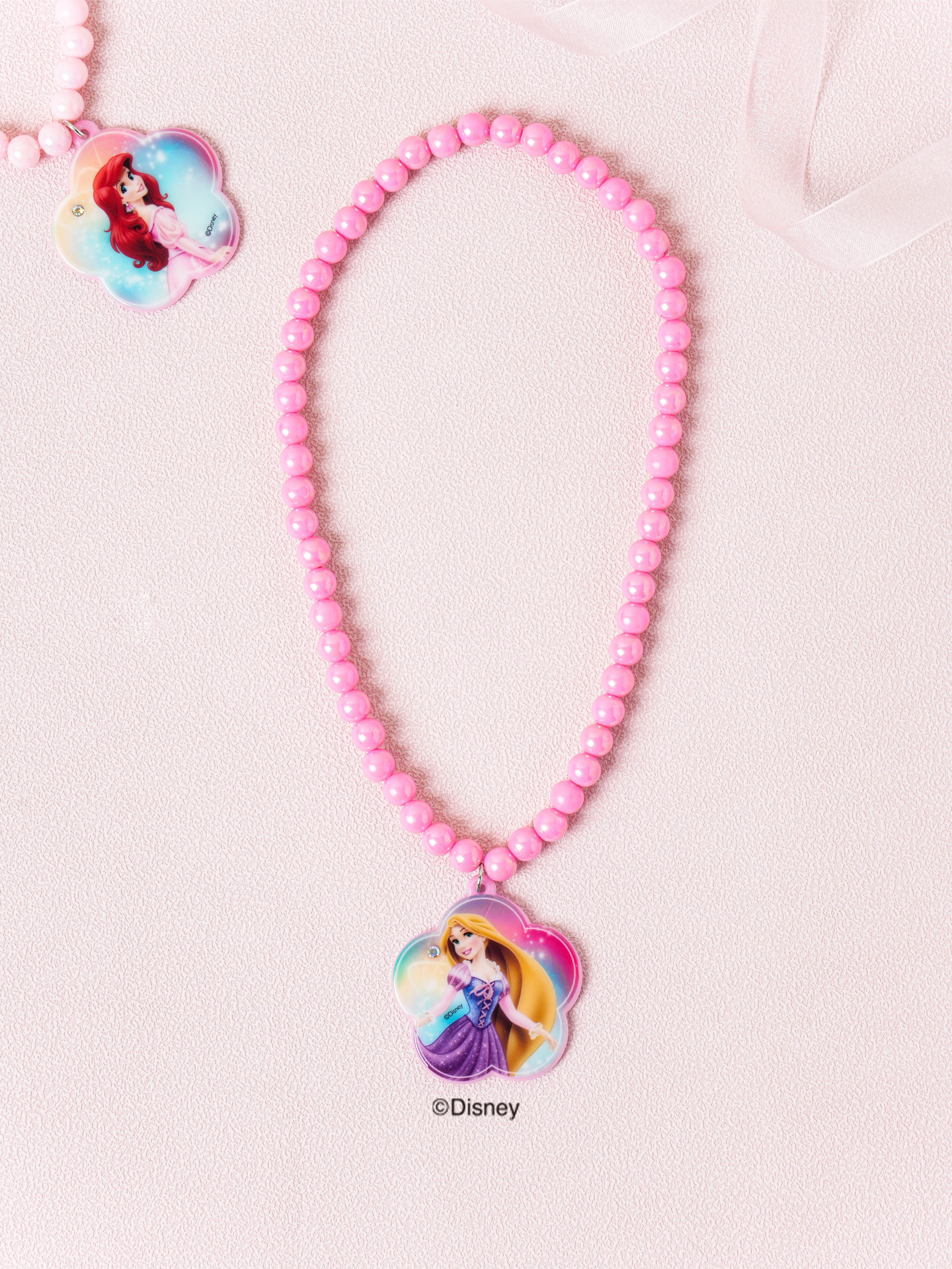 DAISO Disney Princess Flower Necklace