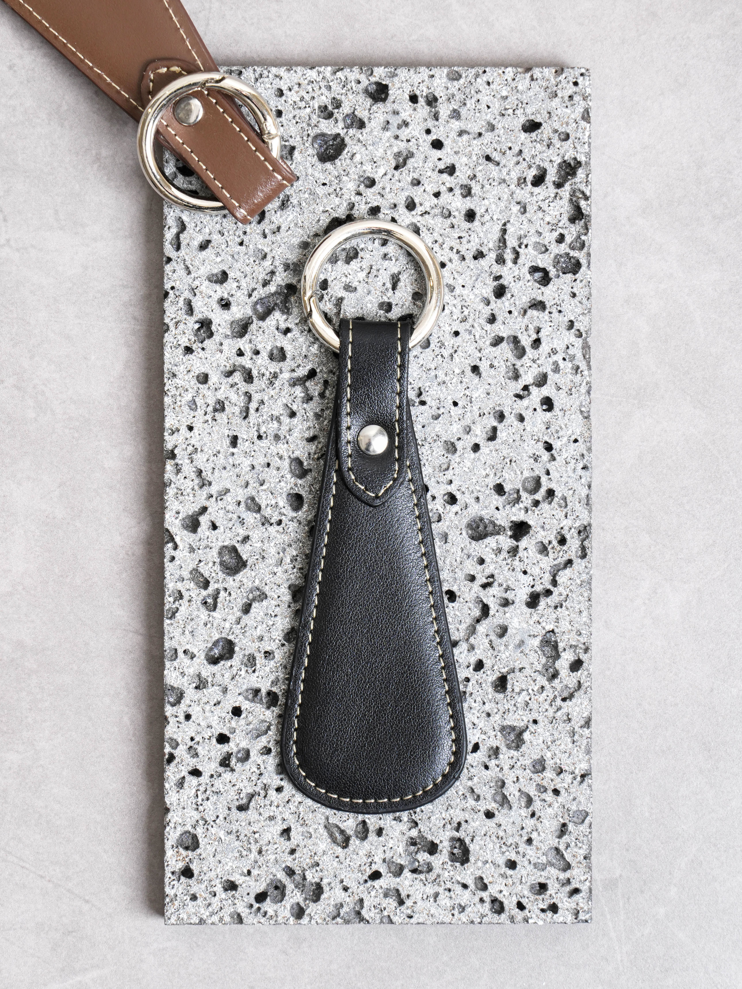 DAISO Genuine Leather Keyring