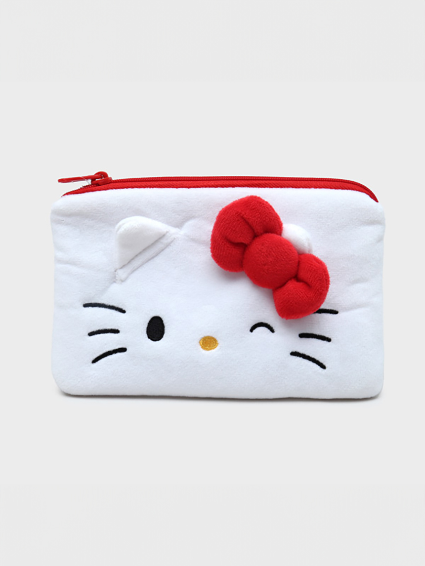 DAISO Hello Kitty Flat Plush Pouch