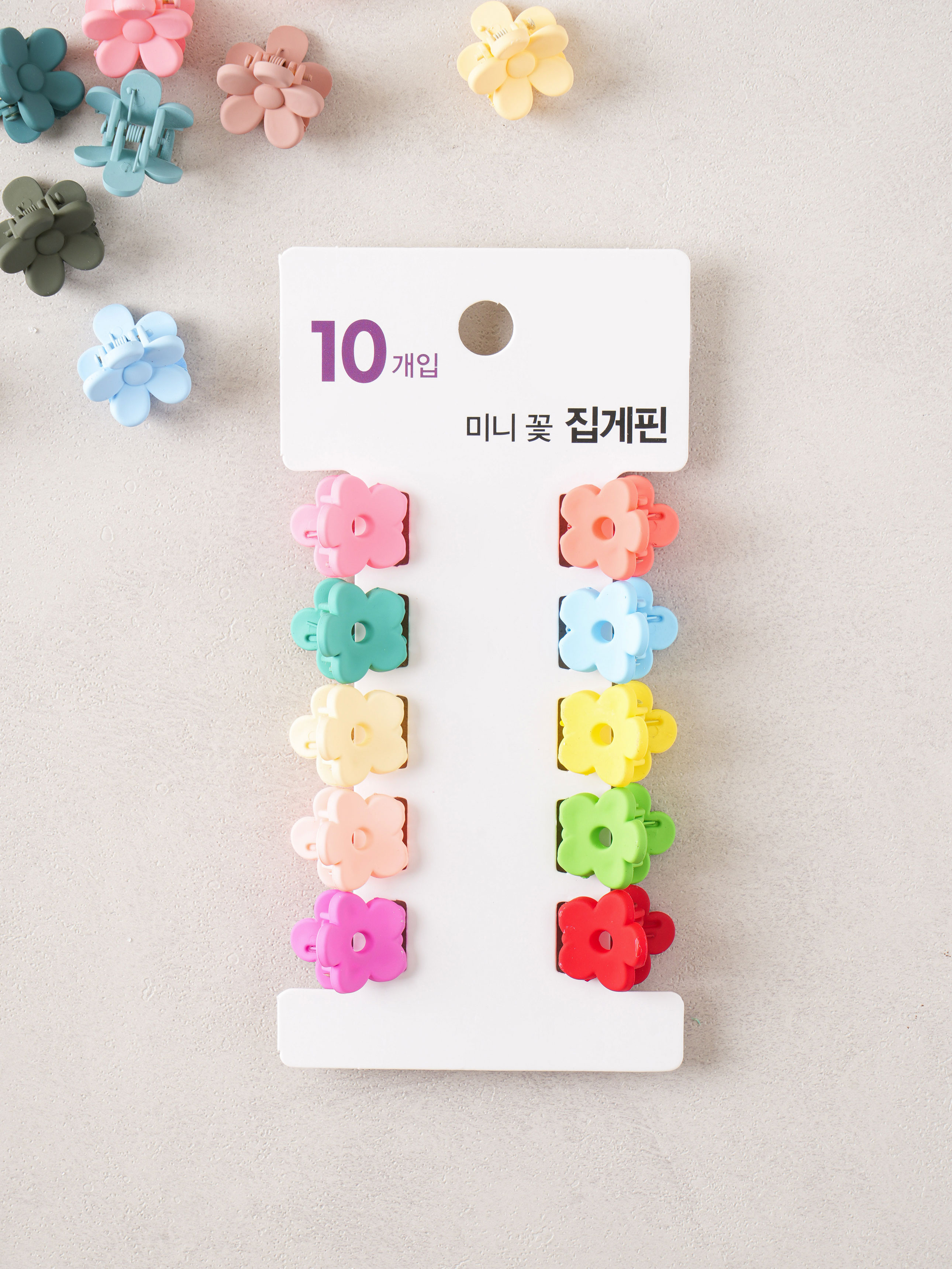 DAISO Mini Color Clips (10 pieces)