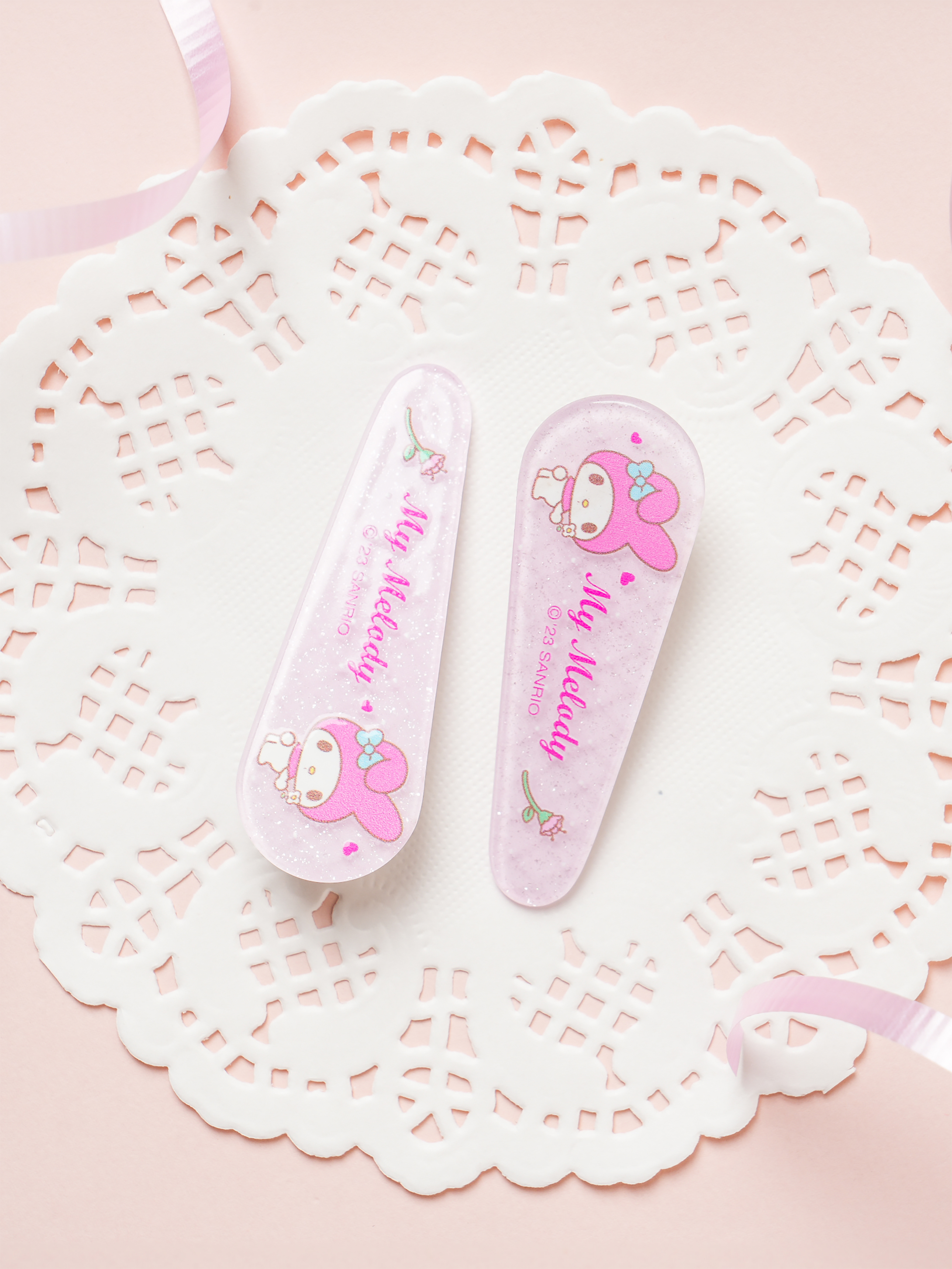 DAISO My Melody Hair Clip (2 pieces)