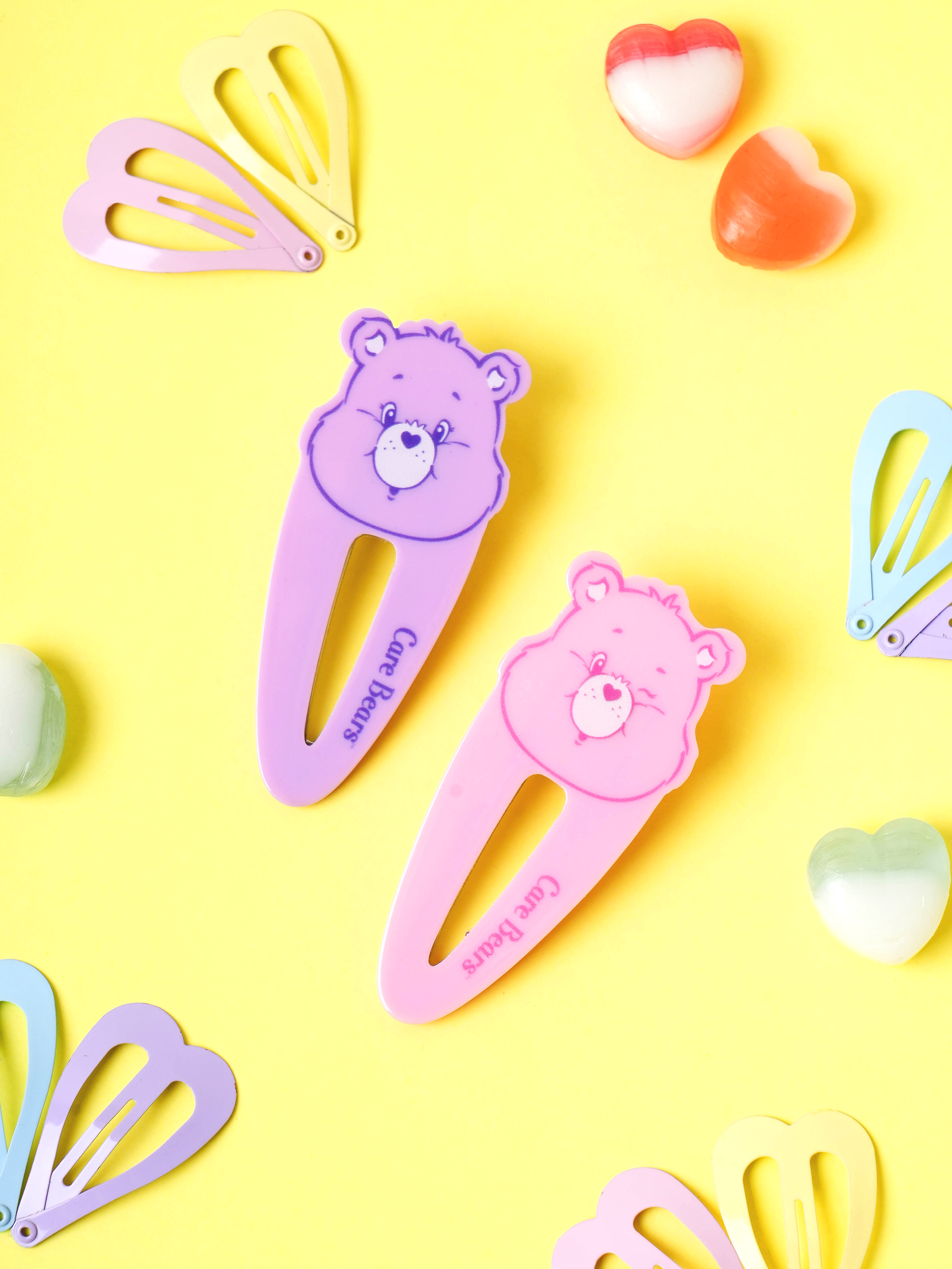 DAISO Care Bear Hair Pin Set (3 pieces)