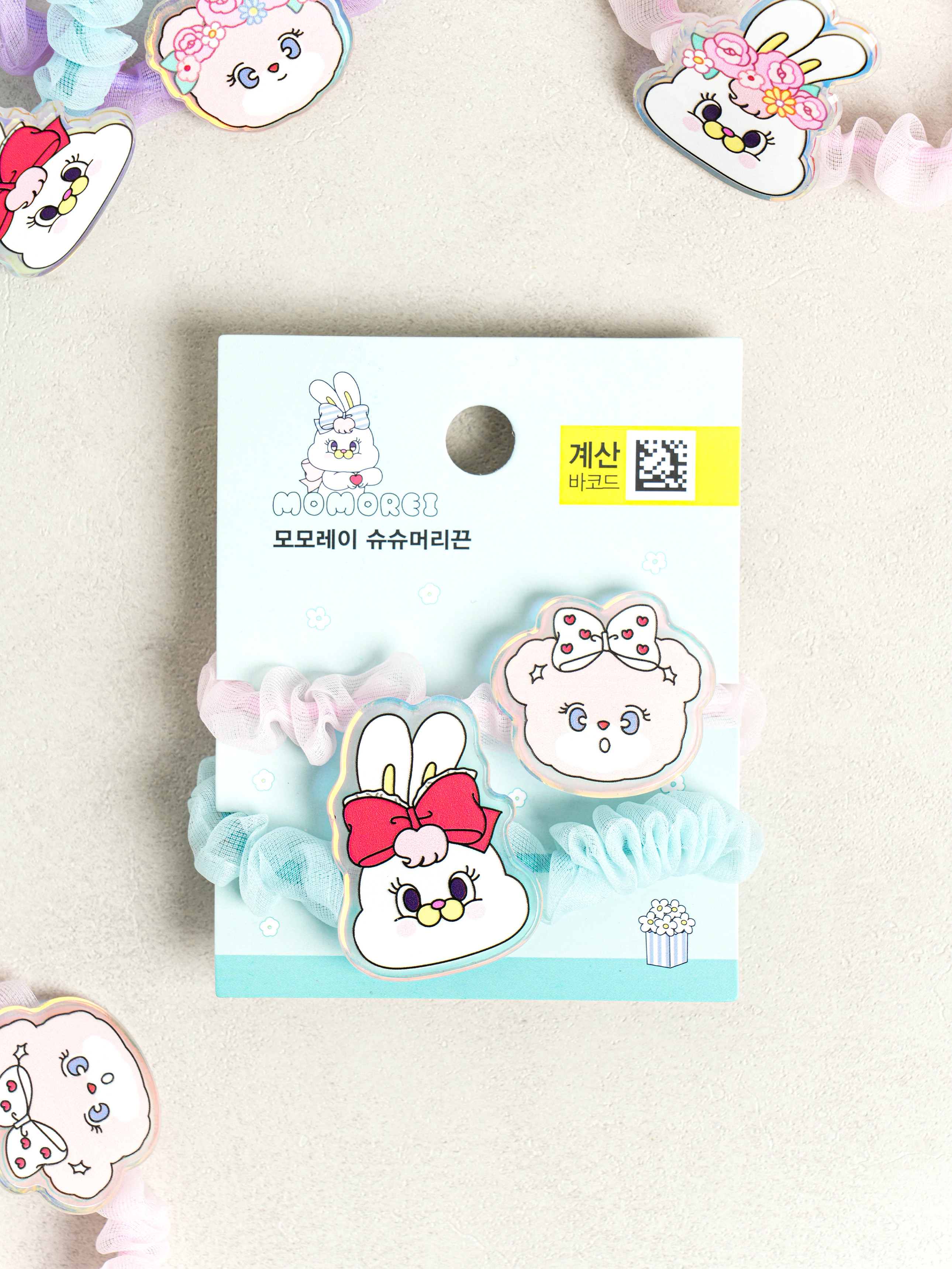 DAISO Momorei_Shu Shu Hair Band (2 pieces)