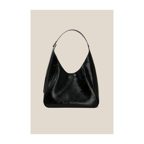 Plaque Hobo Bag Blackcurrant