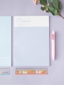 DAISO Bound simple lined notebook (B5/24 sheets*2 volumes)
