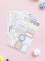 DAISO Mojoji stickers (5 sheets)Labels