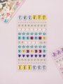 DAISO Jewel Sticker (1 sheet) Mixture