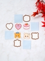 DAISO Mini Shape Cards (12 sheets)