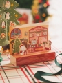 DAISO Christmas gift shop 3D card DAISO Christmas gift shop 3D card