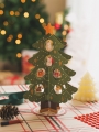 DAISO Christmas 3D Card Tree (Attached)