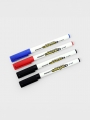 DAISO Monami Name Pen F (Black/Blue/4 pcs)