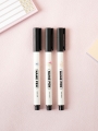 DAISO Annie Career Name Pen 3 Pieces (Black)