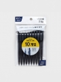 DAISO Knock-type color ballpoint pen (black/0.7mm/10 pieces)