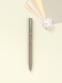 DAISO Office_Rotary Metal Ring Ballpoint Pen (0.7mm/Black)
