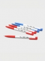 DAISO Point ballpoint pen 0.7mm (Blue, Red 5 pcs)