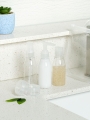 DAISO 60ml transparent travel container set (5P/SET)