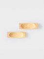 DAISO Rubber wood rectangular spoon rest 2P