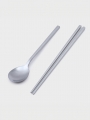 DAISO All stainless steel matte spoon set DAISO All stainless steel matte spoon set