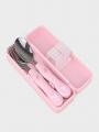 DAISO Character spoon fork spoon holder set
