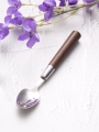 DAISO Darkwood Pattern Form Spoon