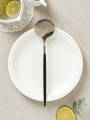 DAISO Black powder form spoon