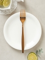 DAISO Rose Gold Titanium Fork