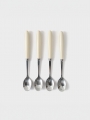 DAISO Simple Handle Stainless Steel Teaspoon (4P/SET) DAISO Simple Handle Stainless Steel Teaspoon (4P/SET)