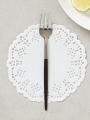 DAISO Black Powder Dessert Fork