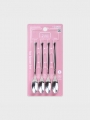 DAISO Stainless steel leaf spoon (4P/SET)