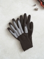 DAISO Two tone foam latex coated gloves