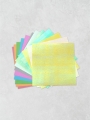 DAISO Paper Nation Rainbow Colored Paper 6 Sheets