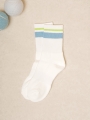 DAISO Men's Running Socks (Sky Blue)
