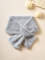DAISO Fur Scarf (90*15cm) (Gray)