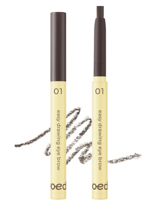 DAISO twoedit by LUNA Easy Drawing Eye Brow #01 Gray Brown