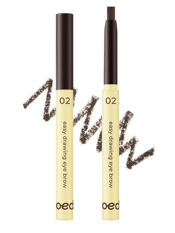 DAISO twoedit by LUNA Easy Drawing Eye Brow #02 Dark Brown