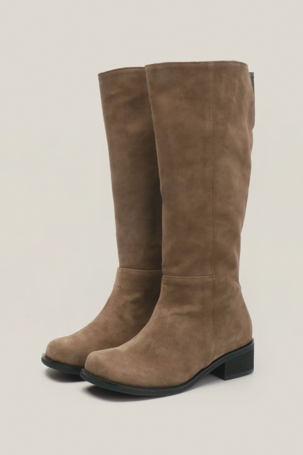 eee JANE LONG BOOTS Suede Brown