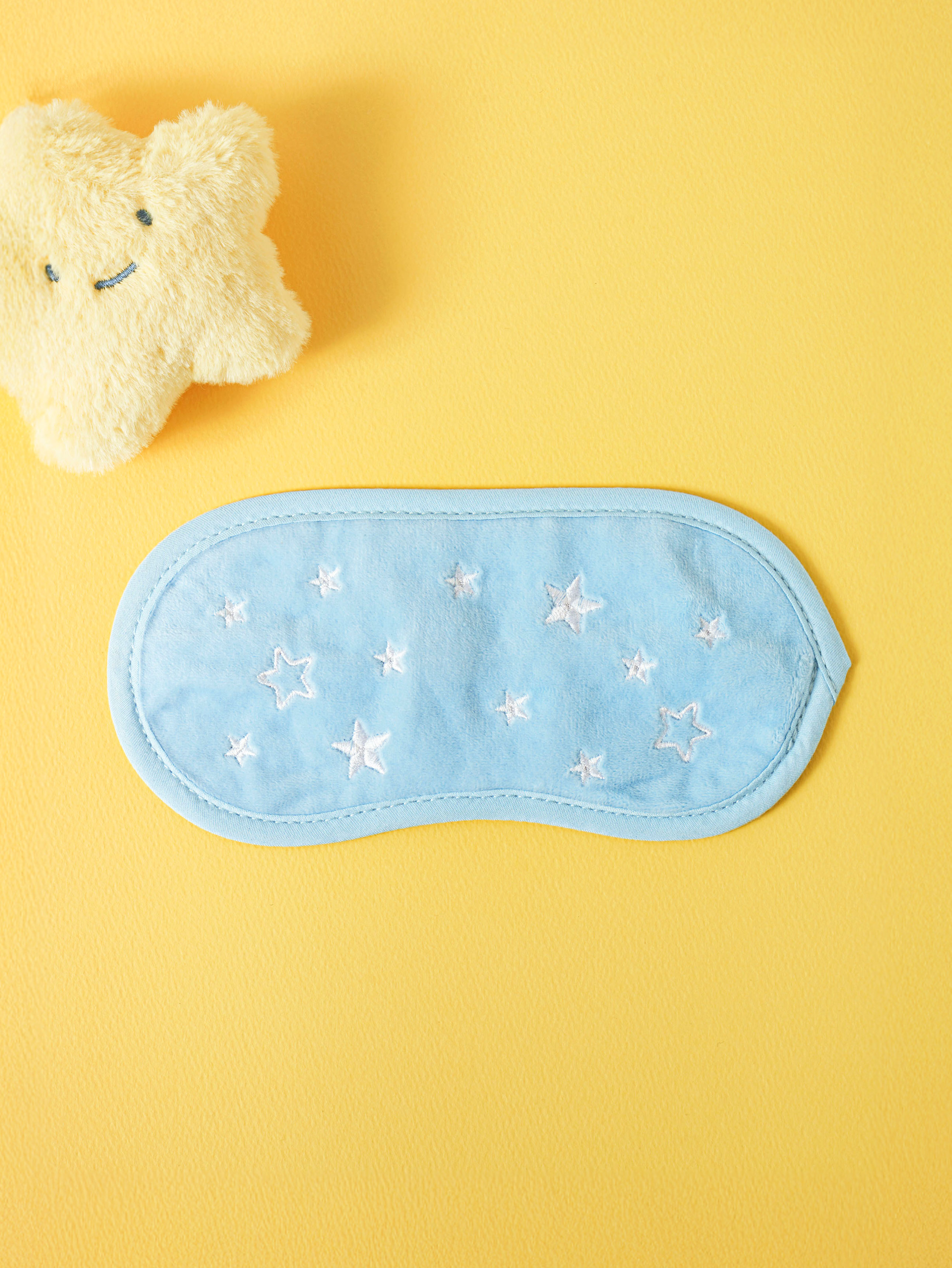 Starry wish_Needlepoint sleeping eye patch (Blue)