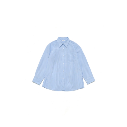 Multi Stripe Cotton Shirts [BLUE]