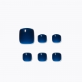 Dashing Diva Magic Press Pedicure Dark Blue