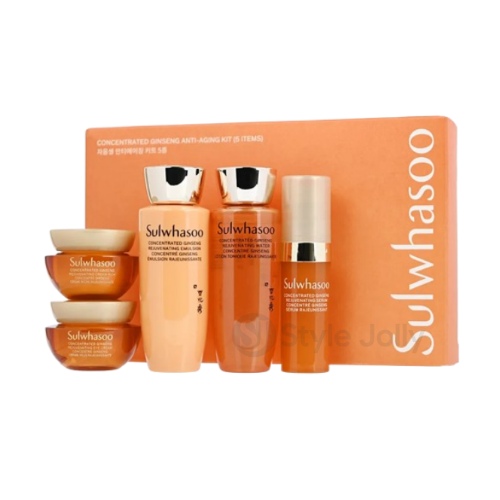 thumbnail image 2 of Sulwhasoo Concentrated Ginseng Anti-Aging Kit – 5 Piece Travel Set (Newest) 2 of 6