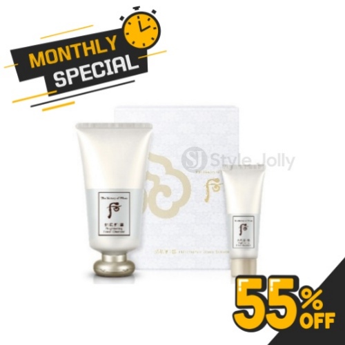 The History of Whoo Seol Brightening Cleansing Foam Set