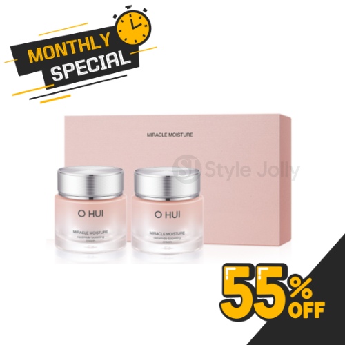 OHUI Miracle Moisture Ceramide Boosting Cream Duo Special
