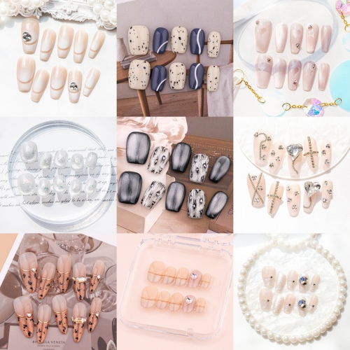 Saracen Self Handmade Nail Tips Nail Art Tips (10Types)