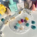BESSIE Winter Trend Tweed Nail Gel Series 8 Colors (Single)